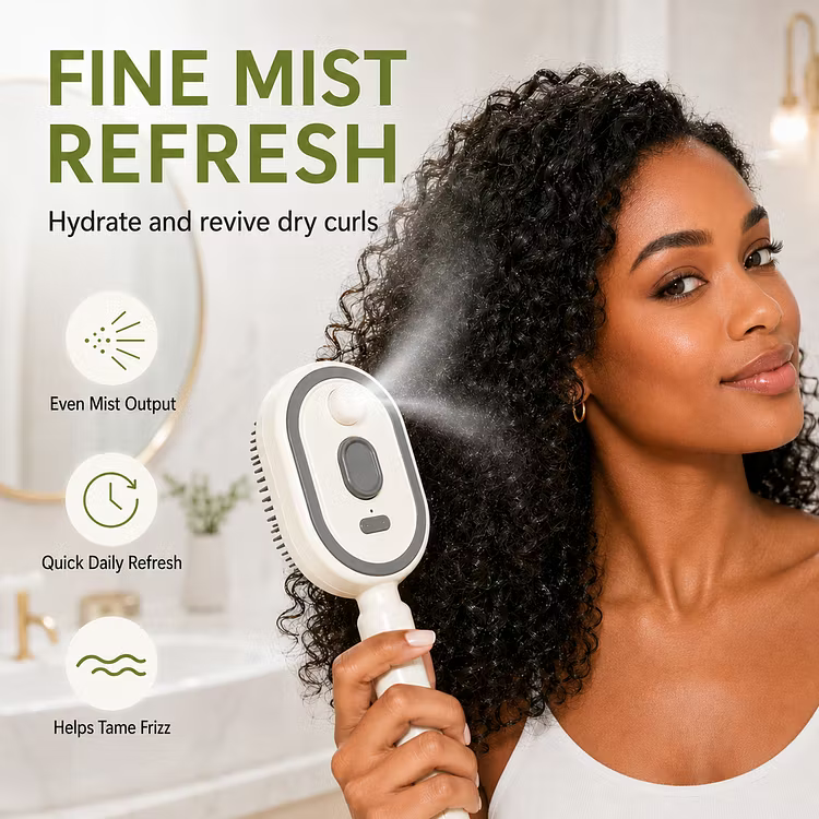 ✨ 3-in-1 Electric Scalp Massage Comb | مشط تدليك فروة الرأس الكهربائي 3 في 1 💇‍♀️