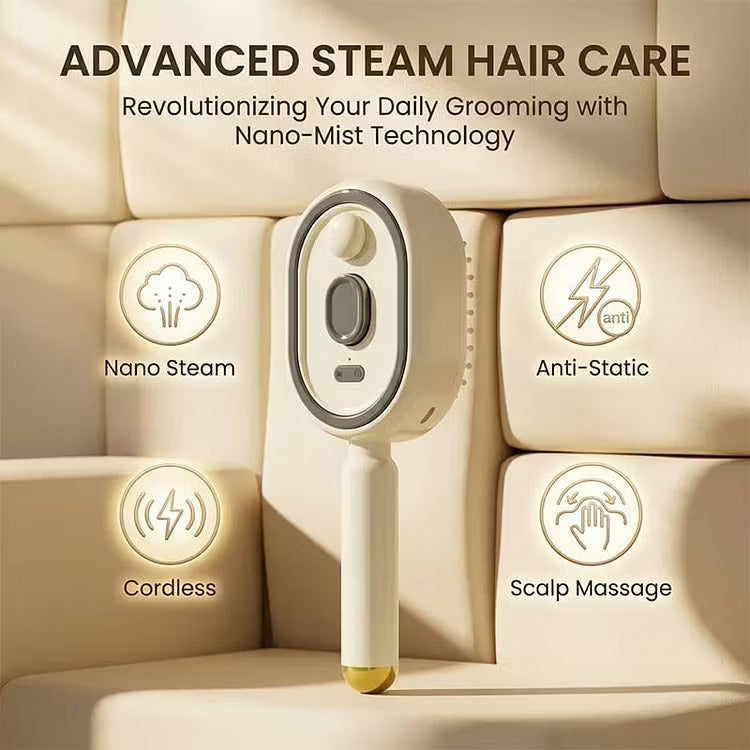 ✨ 3-in-1 Electric Scalp Massage Comb | مشط تدليك فروة الرأس الكهربائي 3 في 1 💇‍♀️