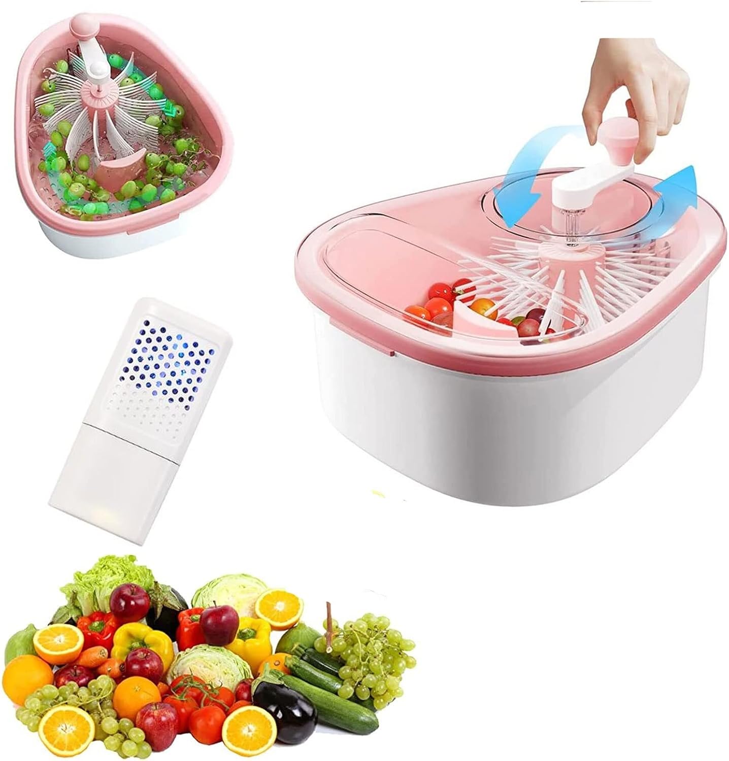 360° Fruit & Vegetable Cleaning Brush | فرشاة تنظيف الفواكه والخضروات 360°
