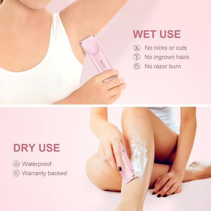 2-in-1 Women's Electric Bikini Trimmer & Body Shaver