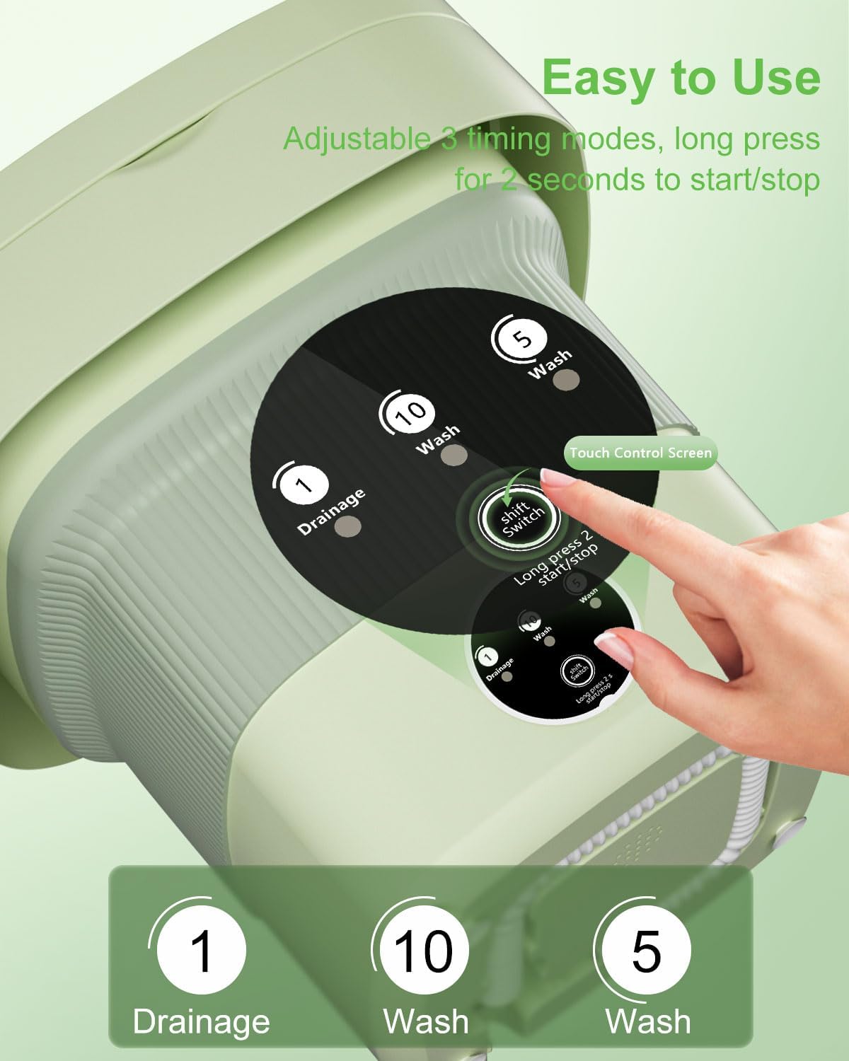 9L Foldable Mini Washing Machine | غسالة صغيرة قابلة للطي سعة 9 لتر